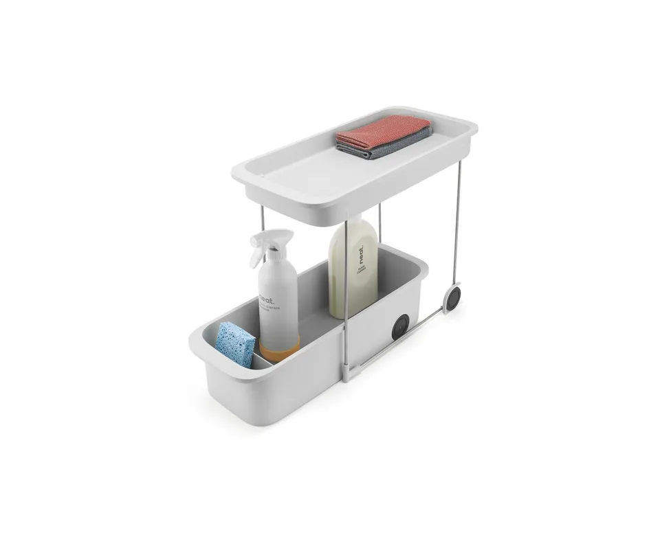 joseph-joseph-cupboardstore-carrello-portaoggetti-a-2-ripiani-con-ruote-per-sott image 1