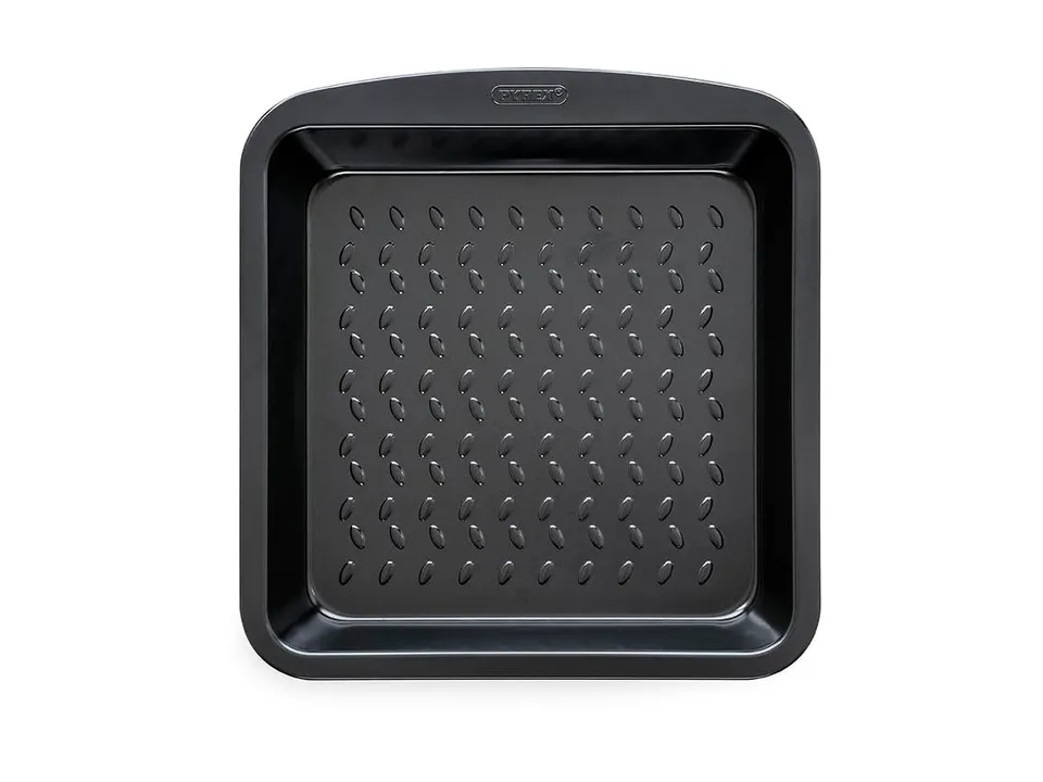 pyrex-glide-piatto-da-forno-quadrato-in-metallo-24x24-cm-con-rivestimento-antiad image 1