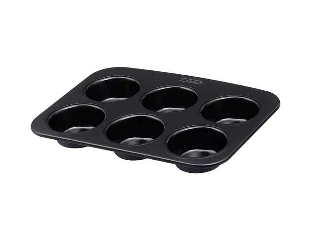 pyrex-glide-stampo-per-muffin-in-metallo-da-6-stampi-con-rivestimento-antiaderen image 1