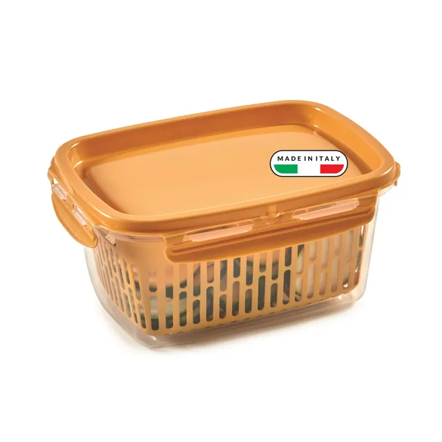 snips-veggie-snipslock-contenitore-alimenti-rettangolare-1-2-l-con-cestello-fora image 1