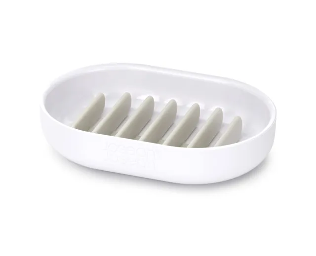 joseph-joseph-duo-portasapone-per-bagno-e-cucina-con-drenaggio-rapido-fondo-rimo image 1