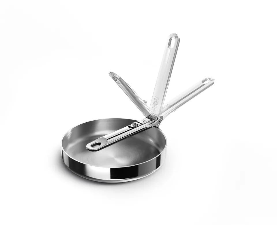 joseph-joseph-space-steel-padella-in-acciaio-inox-20-cm-a-3-strati-con-manico-pi image 1