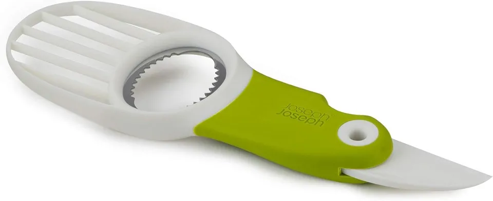 joseph-joseph-goavocado-taglia-avocado-3-in-1-con-pitter-in-acciaio-inox-e-manic image 1