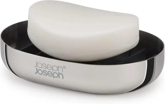 joseph-joseph-easystore-portasapone-da-bagno-in-acciaio-inox-con-griglia-di-scol image 1
