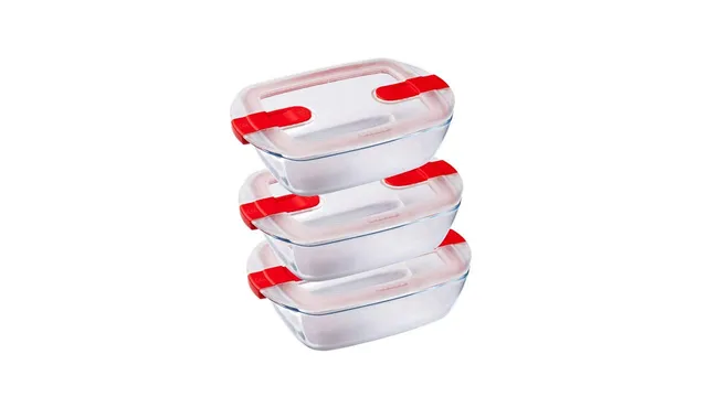 pyrex-cook-heat-set-di-3-contenitori-rettangolari-in-vetro-borosilicato-1-1-l-co image 1