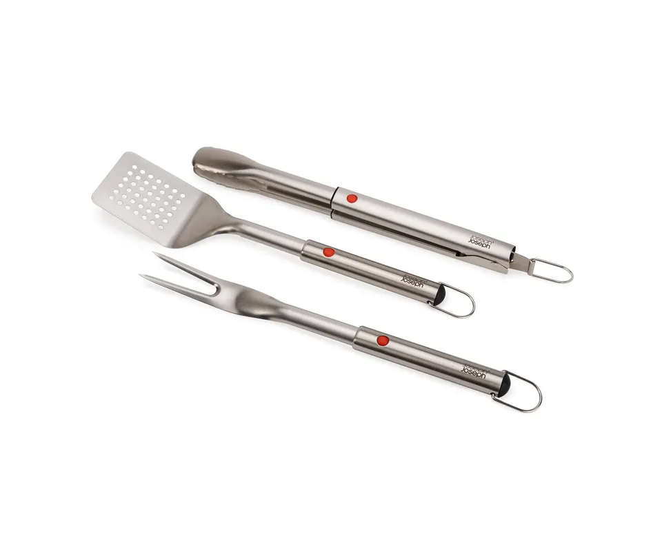 joseph-joseph-grillout-set-utensili-bbq-3-pezzi-in-acciaio-inox-con-teste-retrat image 1