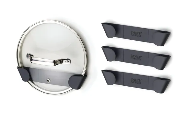joseph-joseph-cupboardstore-set-di-4-supporti-autoadesivi-per-coperchi-di-pentol image 1