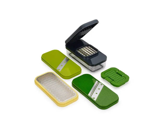 joseph-joseph-multi-prep-compact-mandolina-4-in-1-con-contenitore-affetta-grattu image 1
