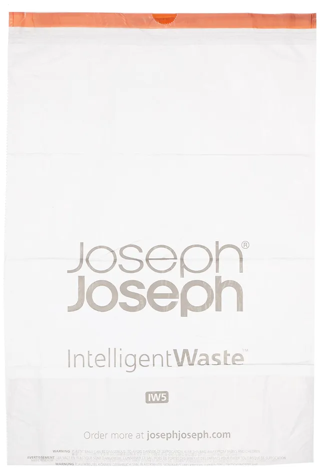 joseph-joseph-iw5-sacchetti-spazzatura-con-coulisse-extra-resistenti-trasparenti image 1