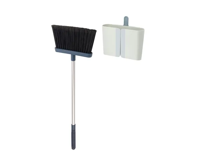 joseph-joseph-cleanstore-set-scopa-e-salvascopa-spazzatrice-con-asta-telescopica image 1