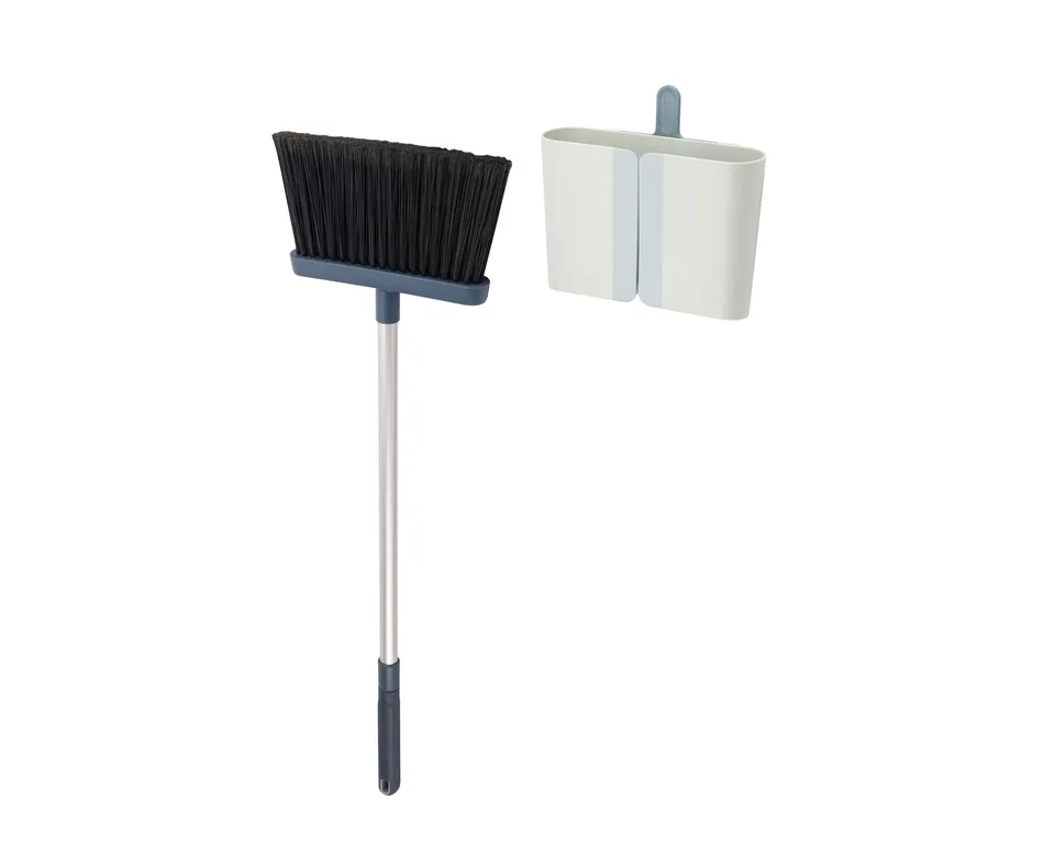 joseph-joseph-cleanstore-set-scopa-e-salvascopa-spazzatrice-con-asta-telescopica image 1