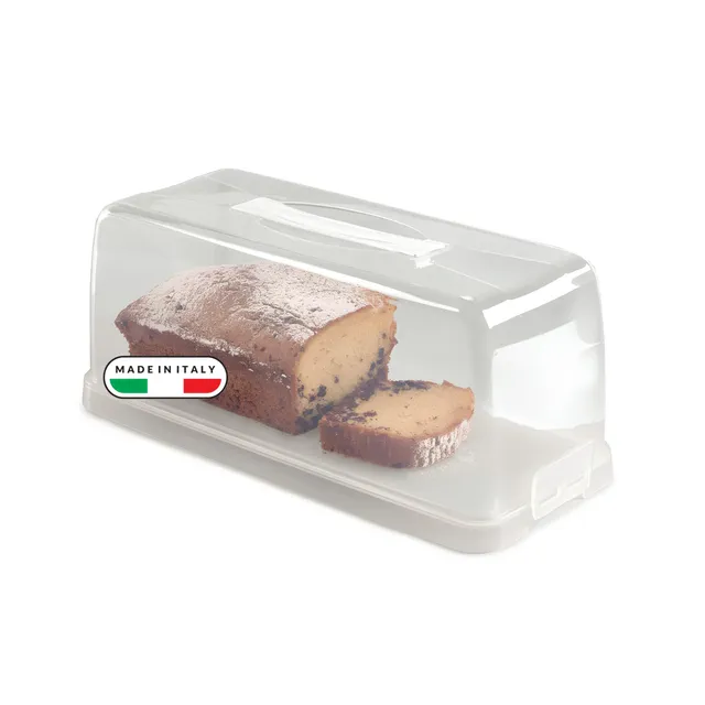 snips-porta-plumcake-contenitore-rettangolare-per-dolci-con-vassoio-maniglia-e-2 image 1