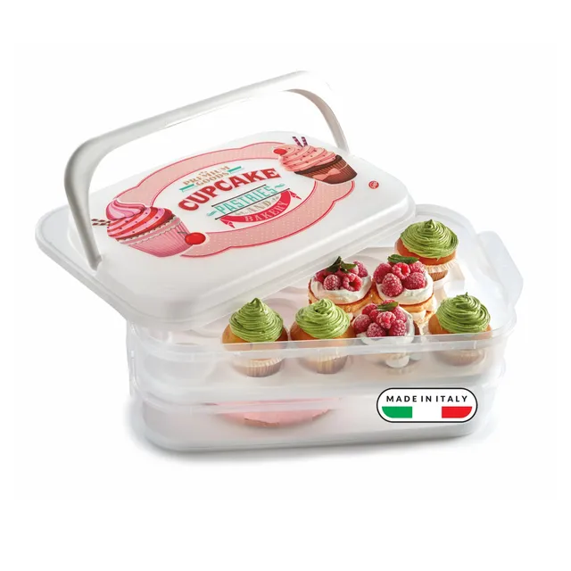 snips-porta-cupcake-14-l-bianco-scatola-porta-dolci-con-2-vassoi-smontabili-per- image 1