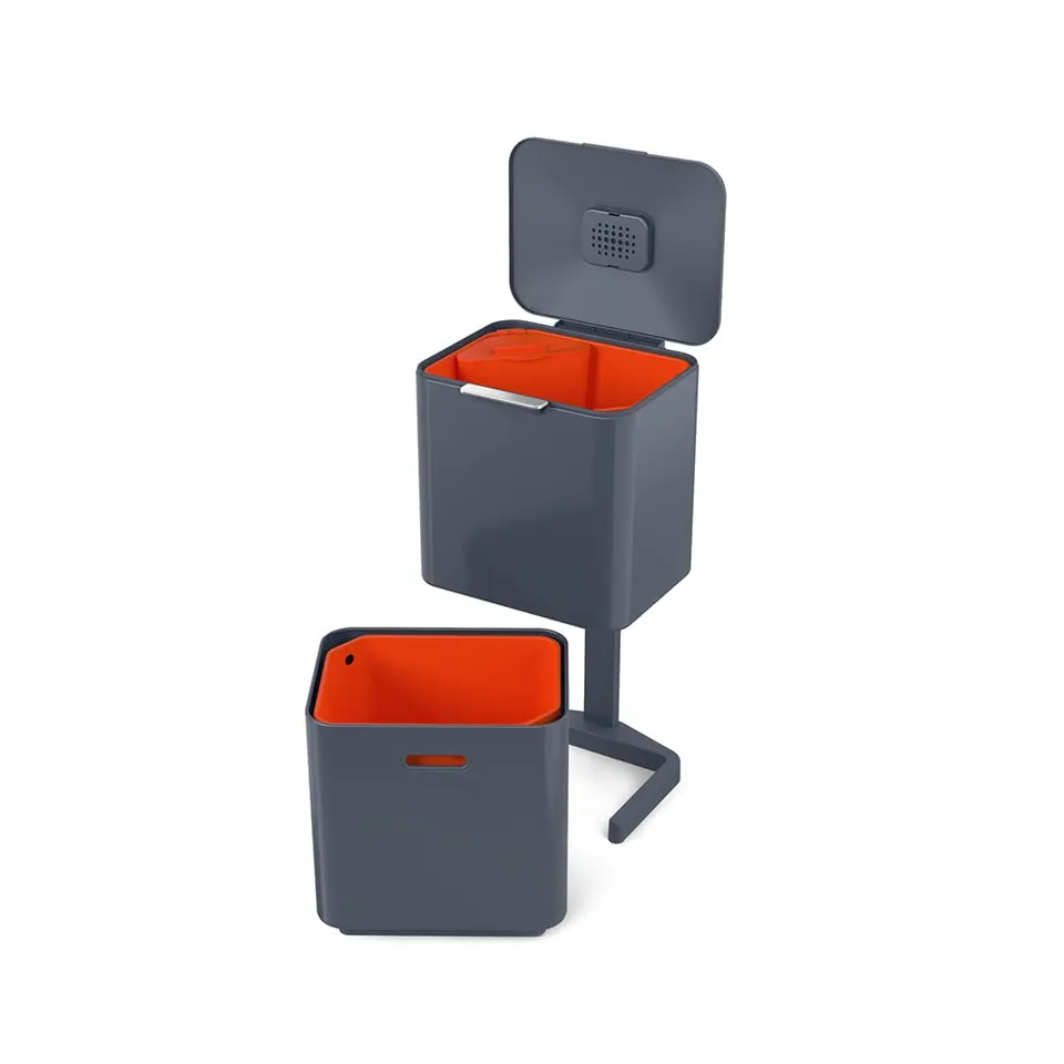 joseph-joseph-totem-max-60l-pattumiera-da-cucina-a-doppio-scomparto-per-raccolta image 1