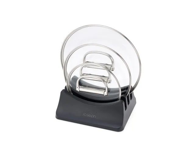joseph-joseph-space-porta-coperchi-a-3-posti-con-base-antiscivolo-per-mobili-cuc image 1