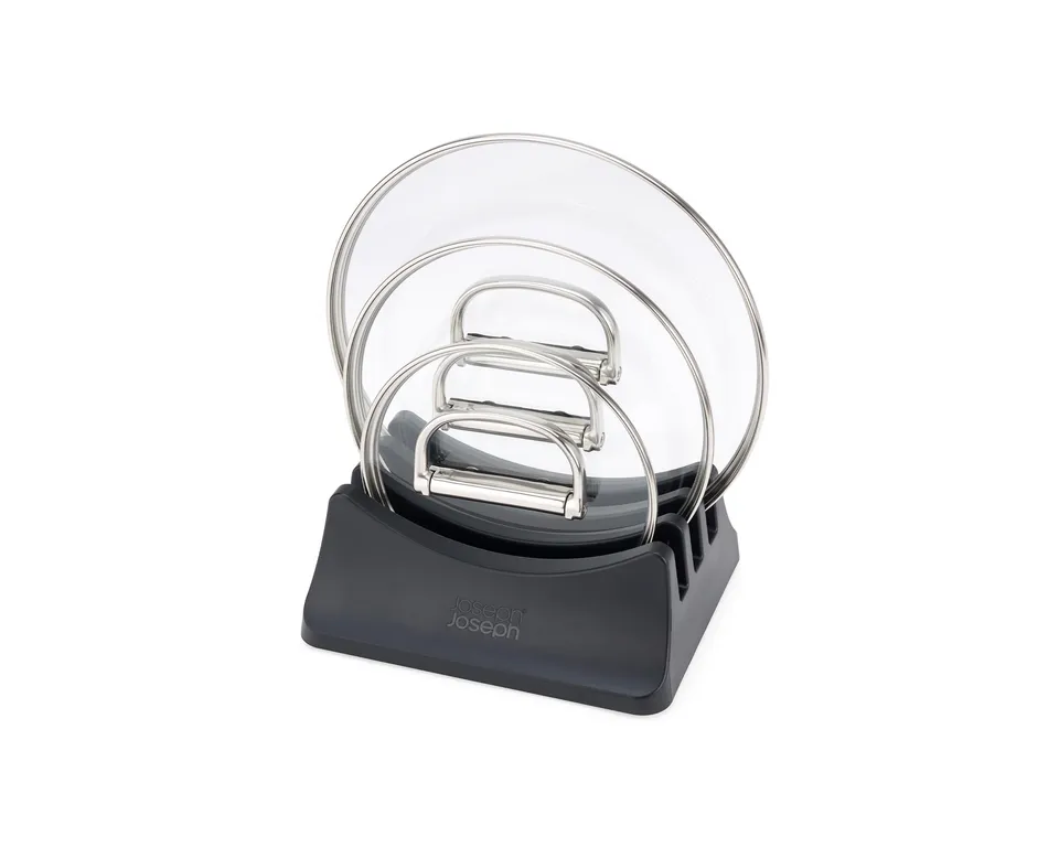 joseph-joseph-space-porta-coperchi-a-3-posti-con-base-antiscivolo-per-mobili-cuc image 1
