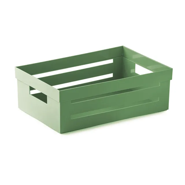 snips-cassetta-multiuso-organizer-5-lt-verde-29-5-x-19-5-x-10-cm-impilabile-made image 1