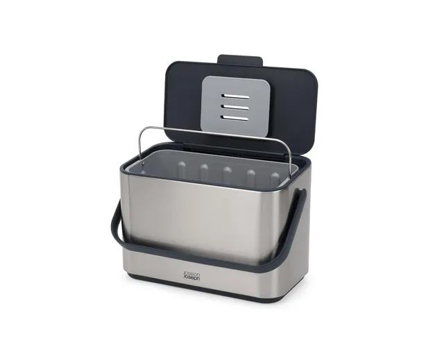joseph-joseph-collect-pattumiera-per-rifiuti-alimentari-organici-4l-in-acciaio-i image 1
