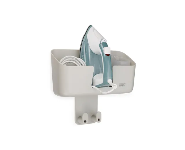 joseph-joseph-ironhub-supporto-a-parete-per-asse-da-stiro-con-portacrociere-e-ca image 1