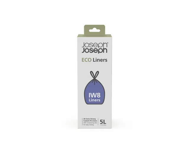 joseph-joseph-eco-liners-iw8-sacchetti-immondizia-ecologici-5-l-con-manici-a-cou image 1