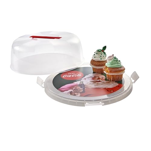 snips-porta-torta-coca-cola-santa-claus-vintage-28-cm-con-4-chiusure-di-sicurezz image 8
