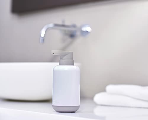 joseph-joseph-duo-dispenser-sapone-liquido-manuale-ricaricabile-300-ml-per-bagno image 8