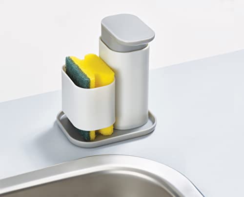 joseph-joseph-duo-dispenser-sapone-liquido-per-lavello-con-portaspugna-ventilato image 7