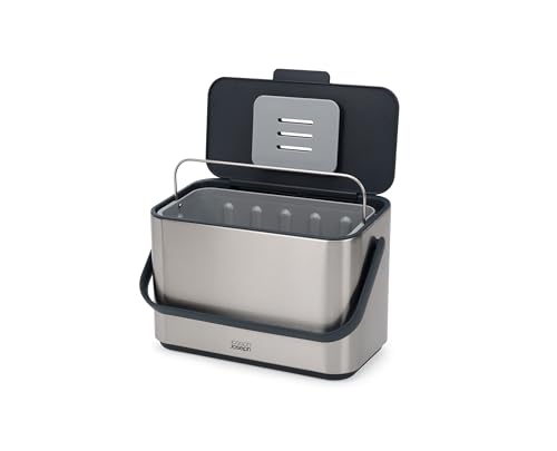 joseph-joseph-collect-pattumiera-per-rifiuti-alimentari-organici-4l-in-acciaio-i image 7