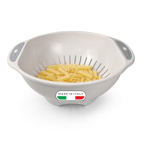 snips-scolapasta-28-cm-colapasta-da-cucina-in-plastica-con-manici-laterali-e-tag image 7