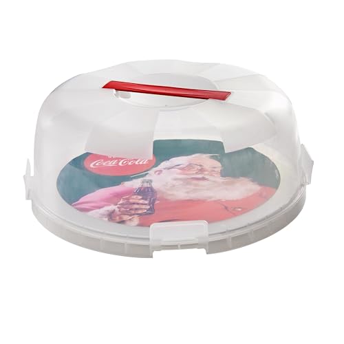 snips-porta-torta-coca-cola-santa-claus-vintage-28-cm-con-4-chiusure-di-sicurezz image 7