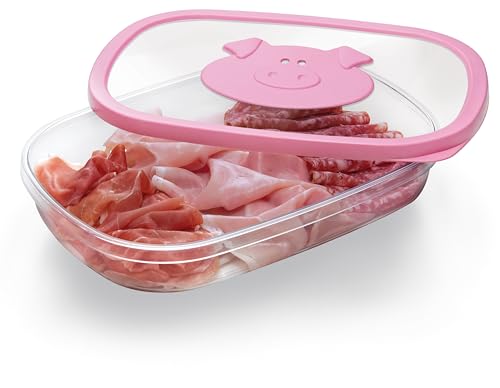 snips-salva-affettati-1-5-l-rosa-contenitore-porta-affettati-con-coperchio-a-gua image 7