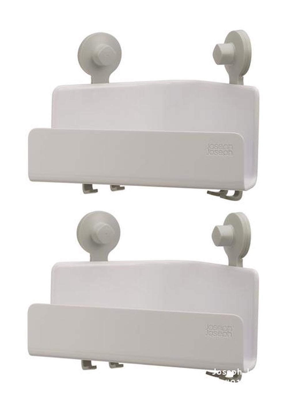 joseph-joseph-easystore-set-2-box-doccia-angolari-autodrenanti-bianchi-ripiani-c image 1