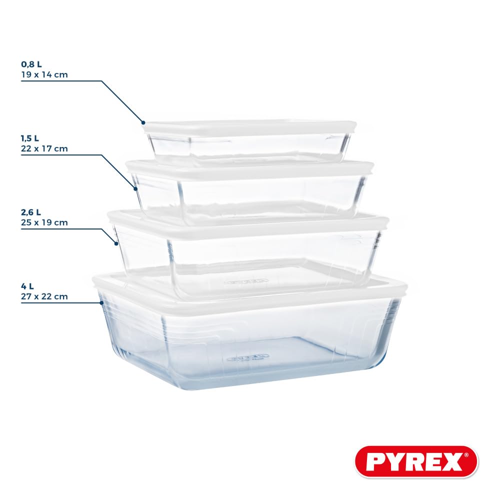 pyrex-cook-freeze-set-4-piatti-rettangolari-in-vetro-borosilicato-con-coperchio- image 3