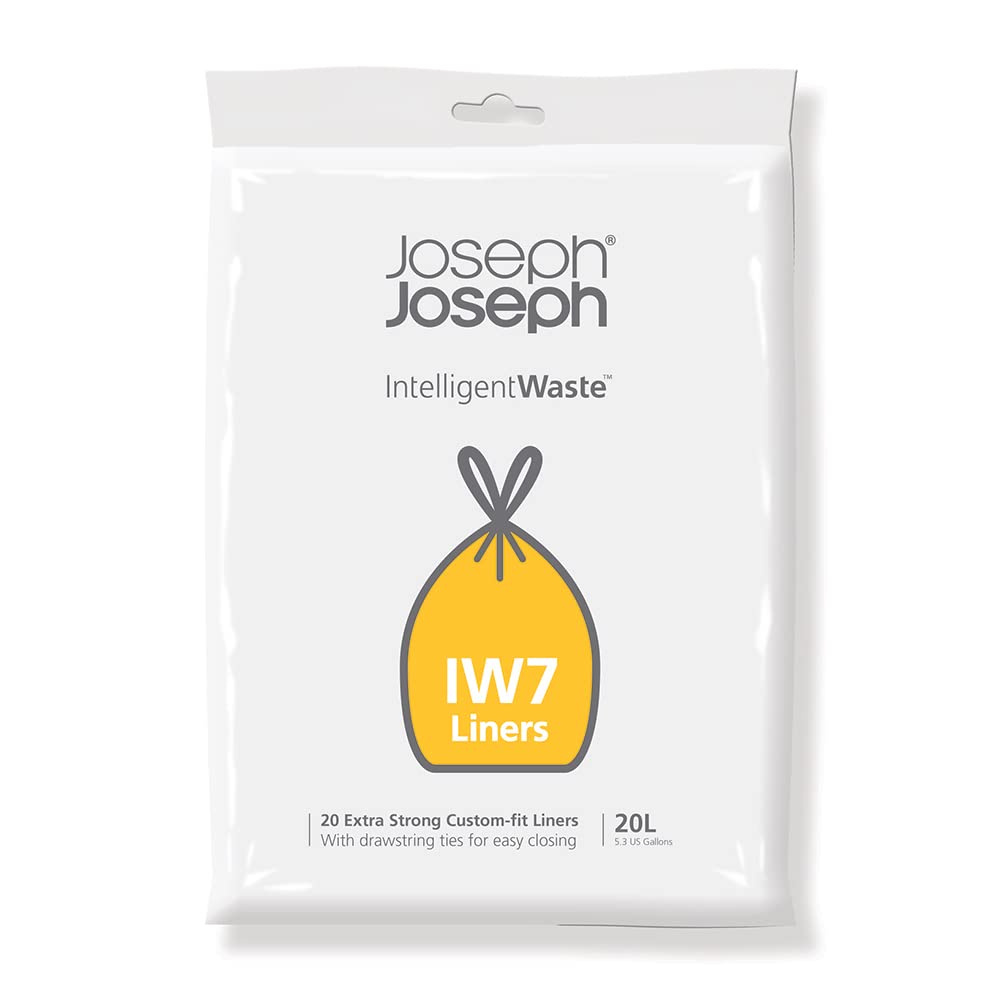 joseph-joseph-iw5-sacchetti-spazzatura-con-coulisse-extra-resistenti-trasparenti image 2