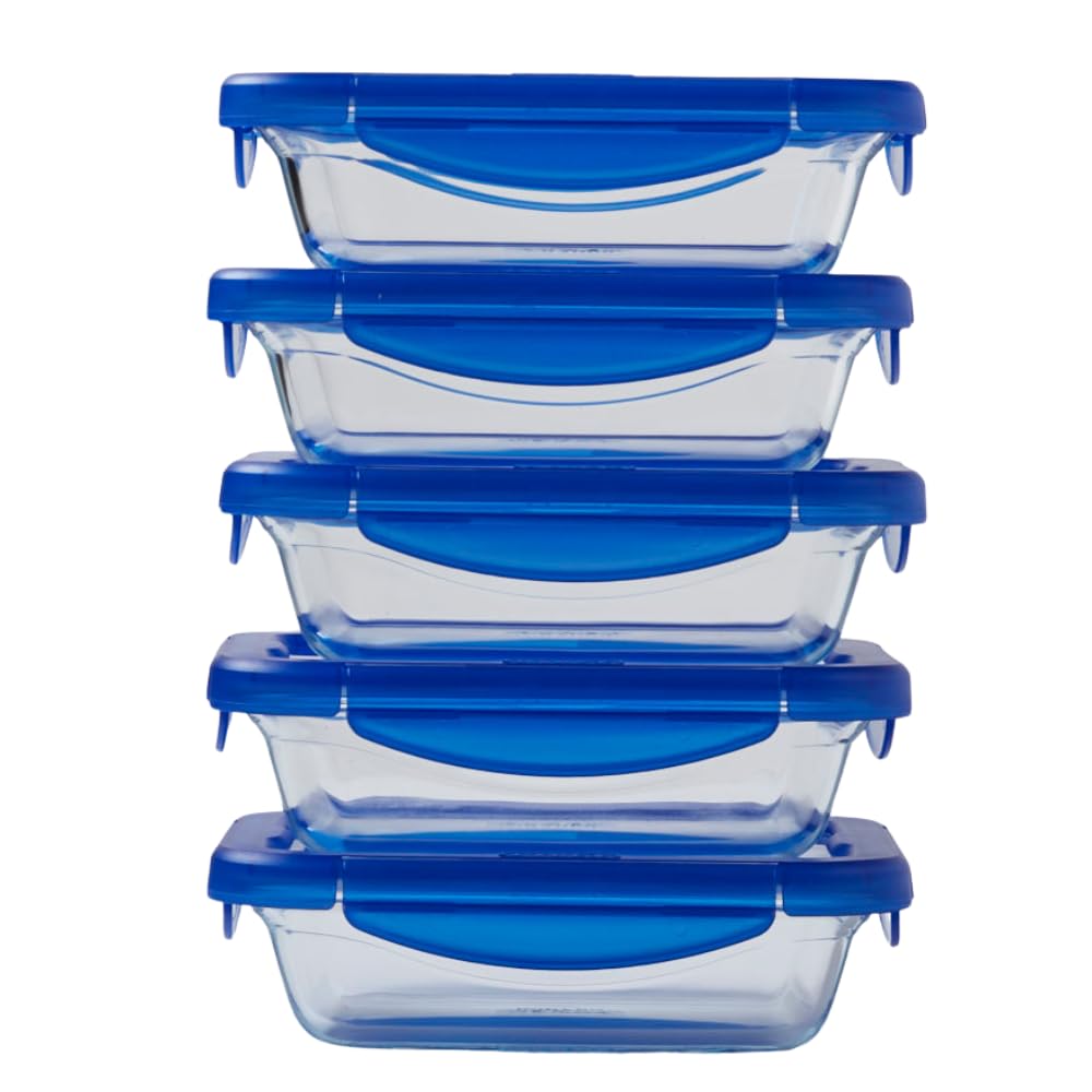 pyrex-cook-go-set-5-contenitori-lunchbox-rettangolari-in-vetro-borosilicato-0-8- image 2