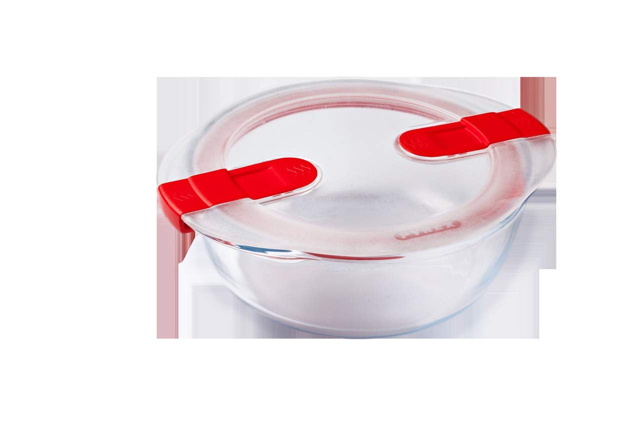 pyrex-cook-heat-set-di-3-contenitori-rotondi-in-vetro-borosilicato-1-1-l-con-cop image 2