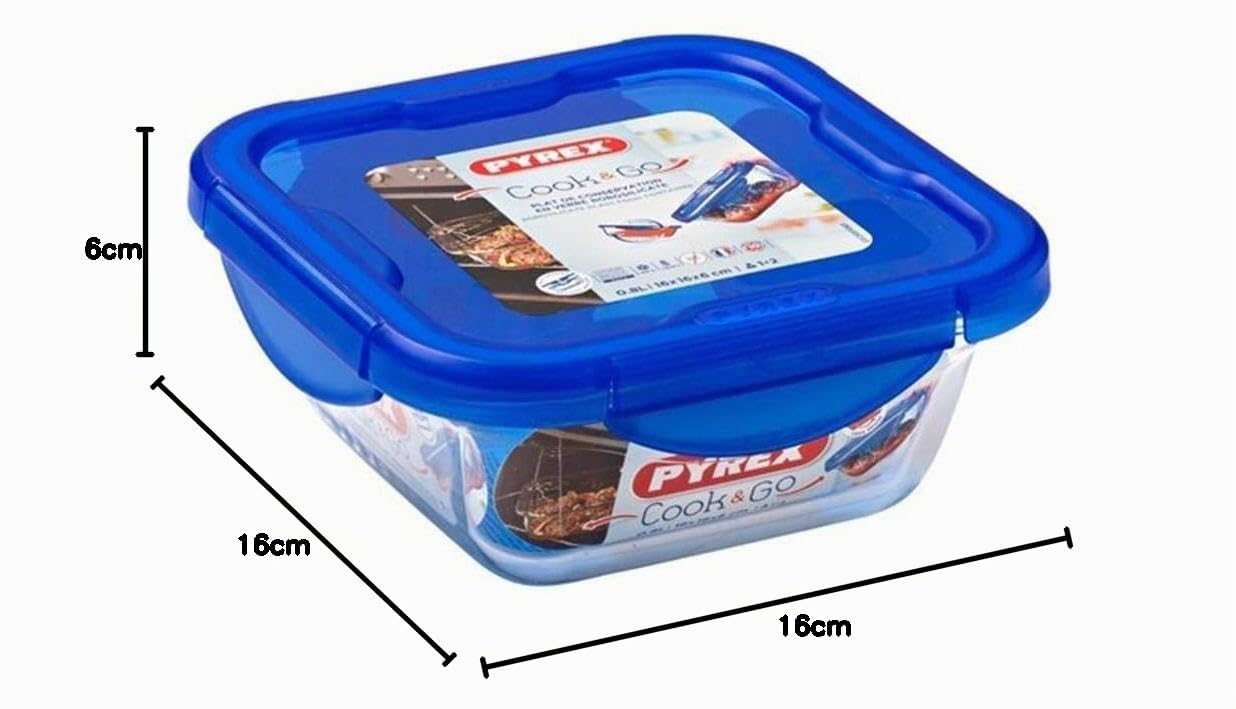 pyrex-cook-go-teglia-multiusa-quadrata-con-coperchio-ermetico-vetro-freezer-forn image 5