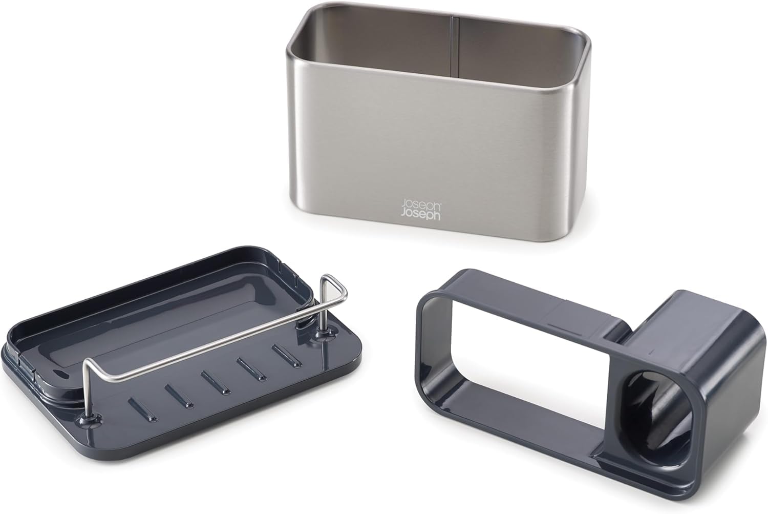 joseph-joseph-surface-organizer-per-lavello-in-acciaio-inox-anti-impronta-con-po image 4