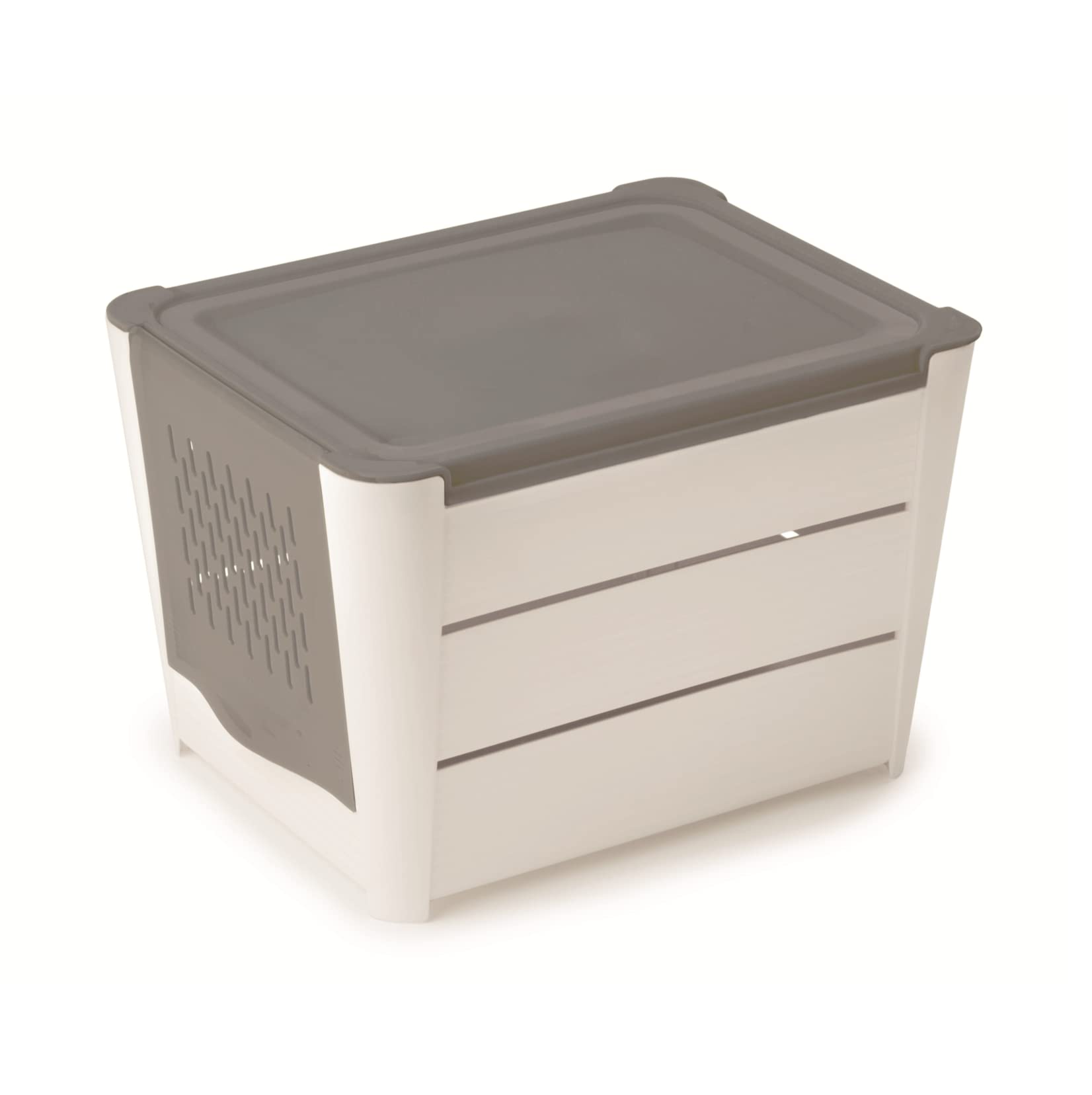 snips-porta-patate-e-ortaggi-3-kg-impilabile-con-coperchio-areato-bianco-grigio- image 4