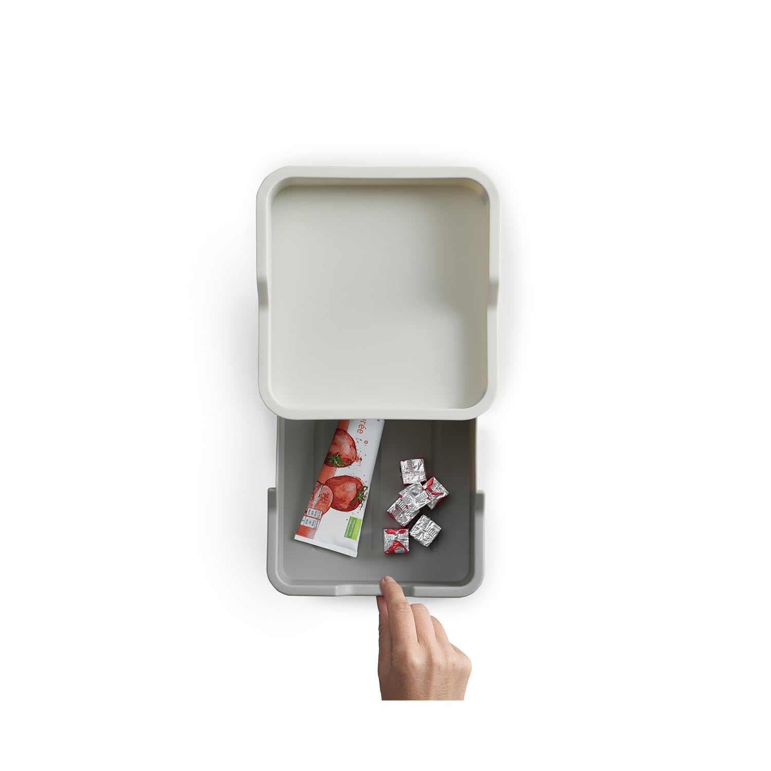 joseph-joseph-duo-organizzatore-armadio-cucina-a-2-livelli-con-cassetto-per-spez image 4