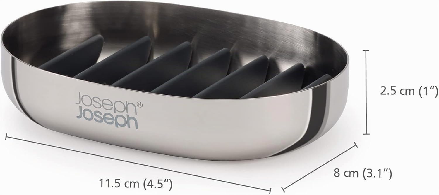 joseph-joseph-easystore-portasapone-da-bagno-in-acciaio-inox-con-griglia-di-scol image 4