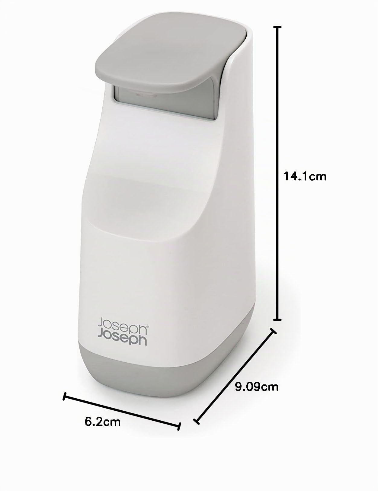 joseph-joseph-slim-dispenser-di-sapone-compatto-salvaspazio-grigio-bianco-9-1-x- image 6