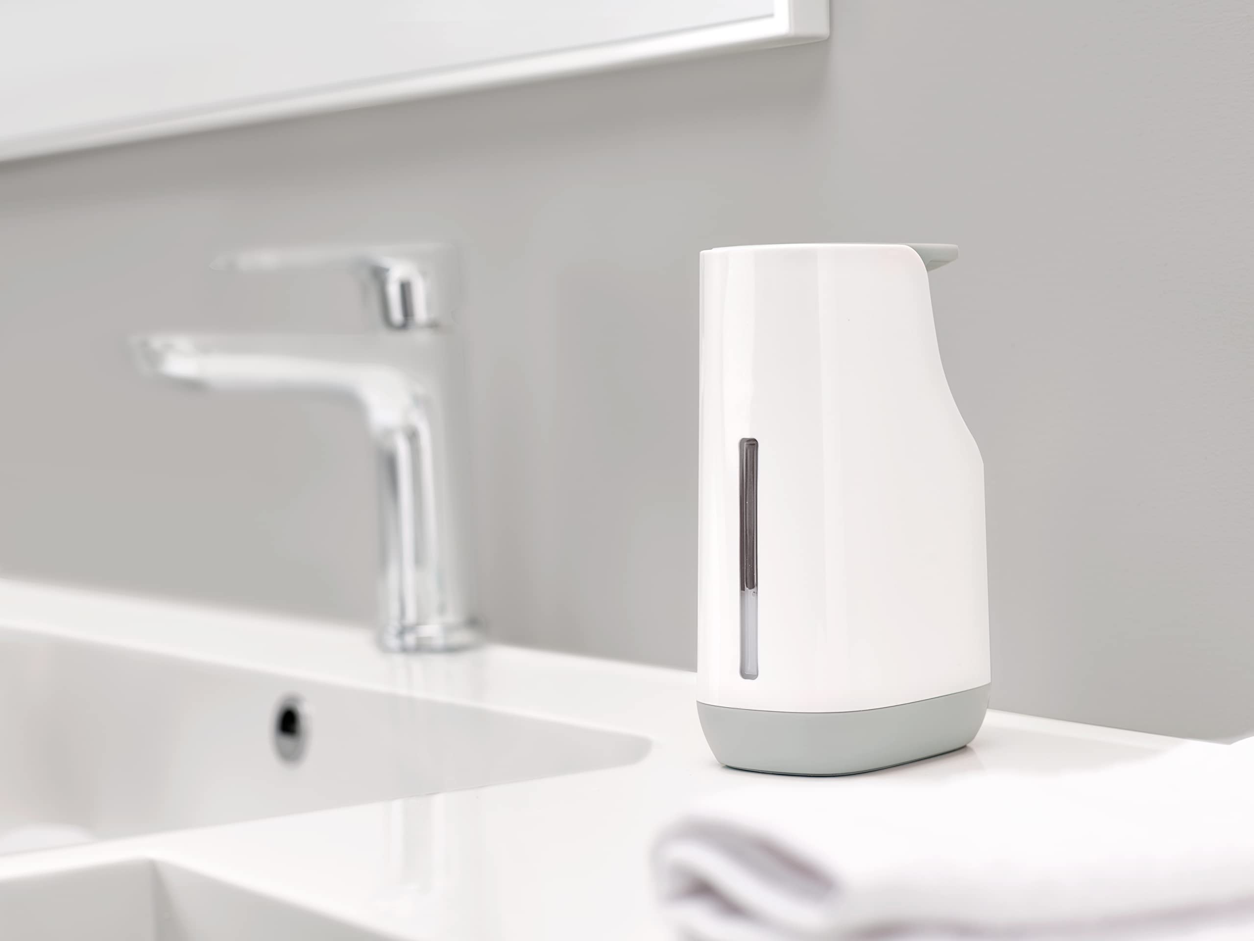 joseph-joseph-slim-dispenser-di-sapone-compatto-salvaspazio-grigio-bianco-9-1-x- image 3