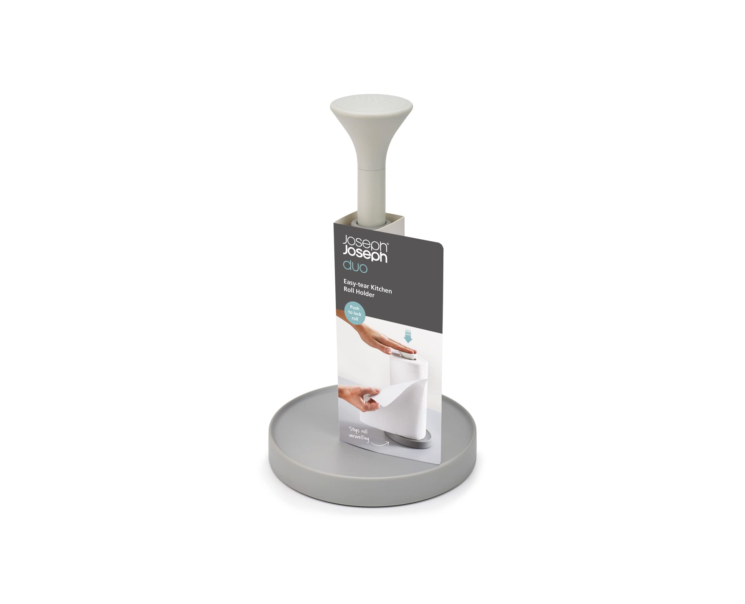 joseph-joseph-duo-easy-tear-porta-scottex-da-ripiano-portarotolo-cucina-con-bloc image 6