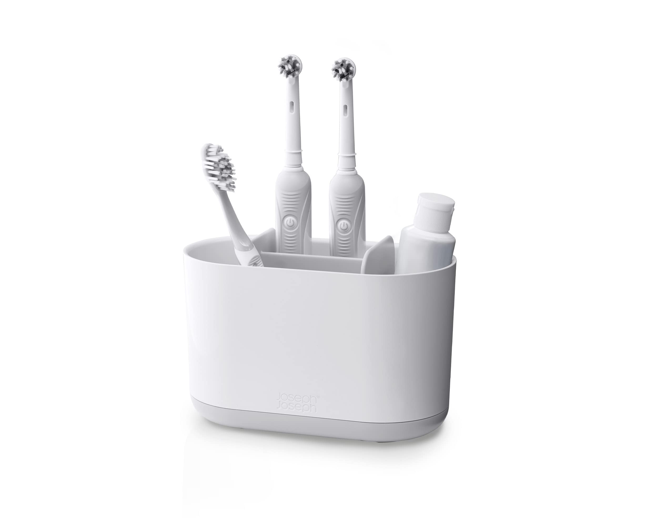 joseph-joseph-duo-portaspazzolini-e-dentifricio-da-bagno-4-slot-compatibile-con- image 1