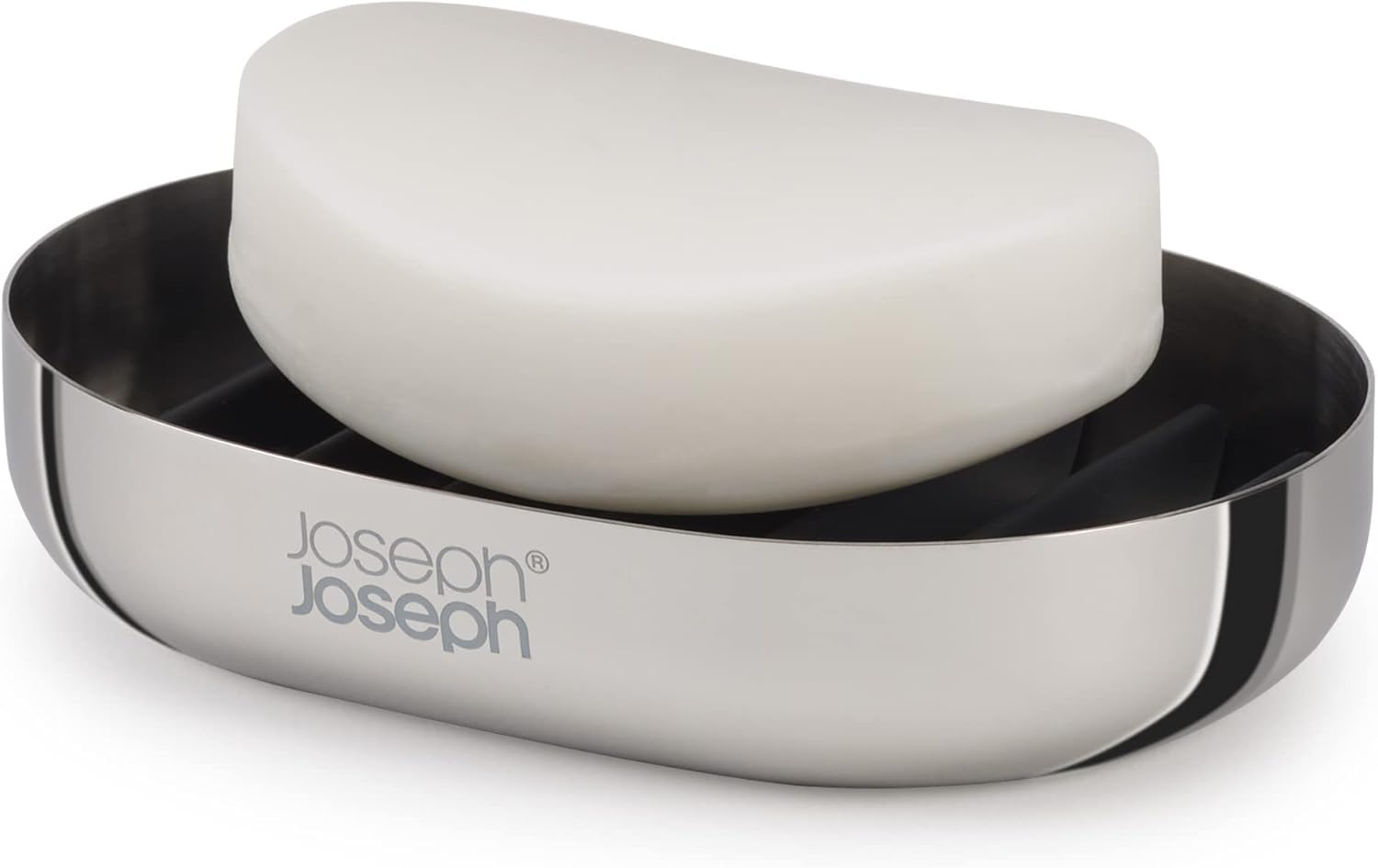 joseph-joseph-easystore-portasapone-da-bagno-in-acciaio-inox-con-griglia-di-scol image 1