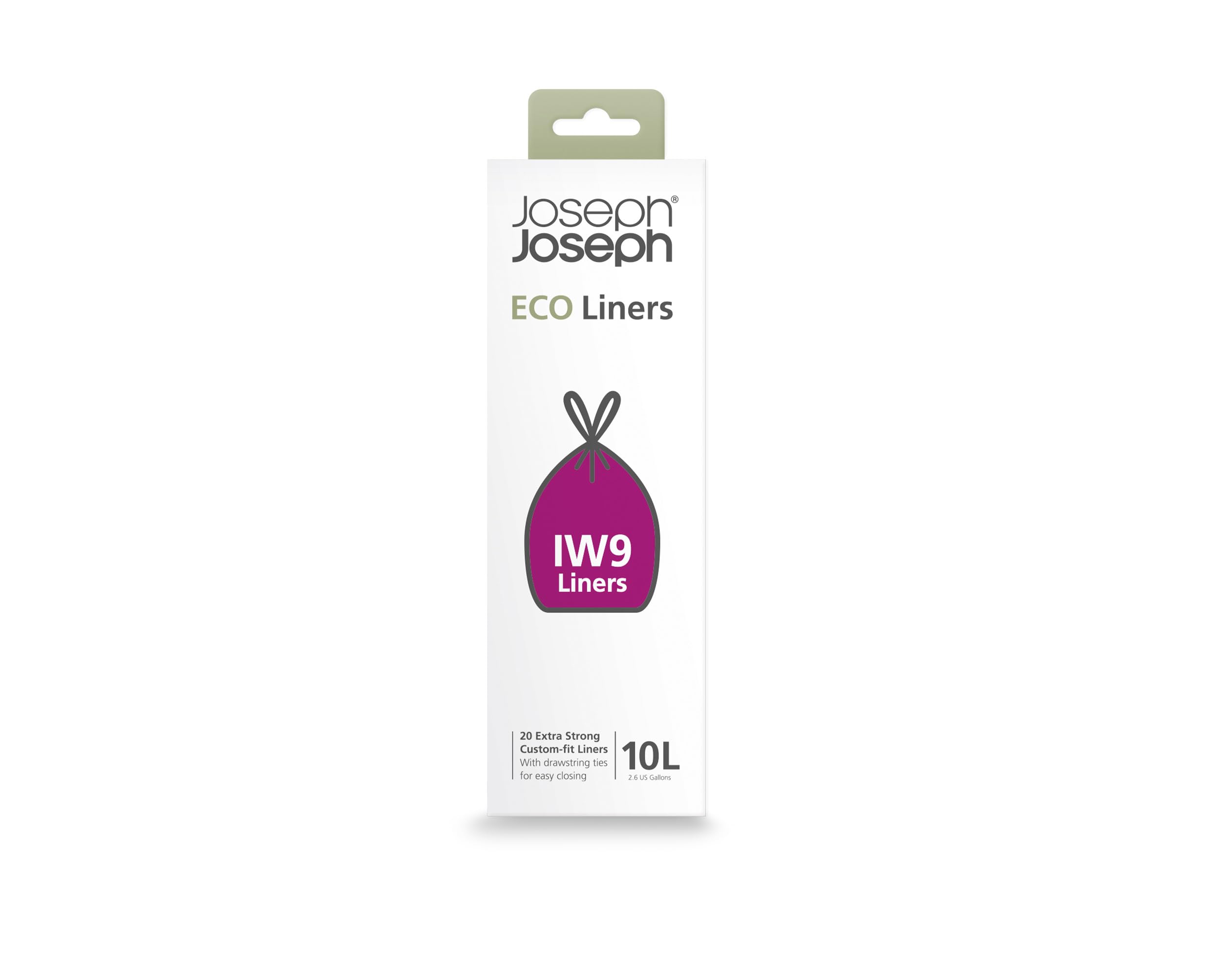 joseph-joseph-eco-iw9-sacchetti-spazzatura-riciclati-10-litri-con-coulisse-extra image 5