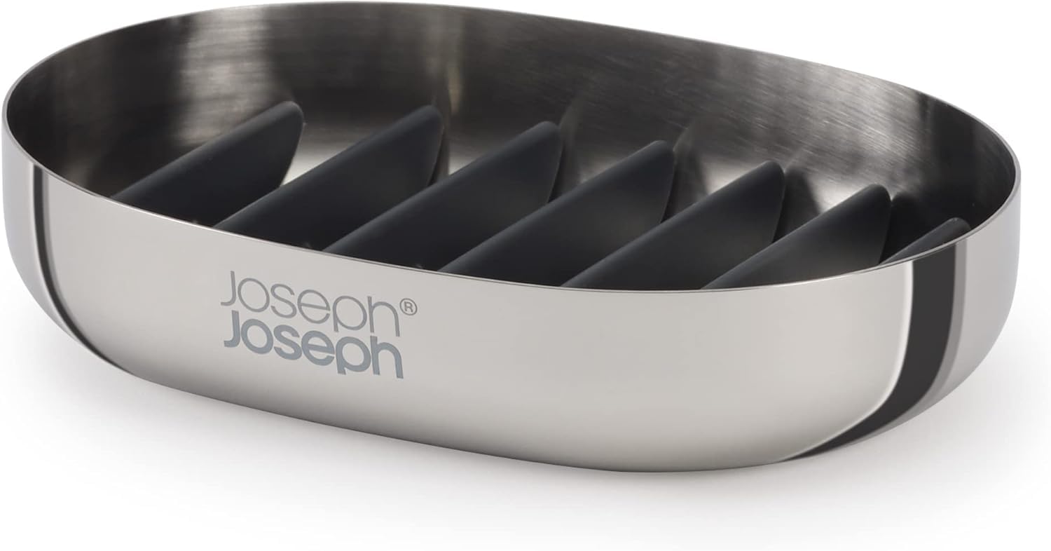 joseph-joseph-easystore-portasapone-da-bagno-in-acciaio-inox-con-griglia-di-scol image 2