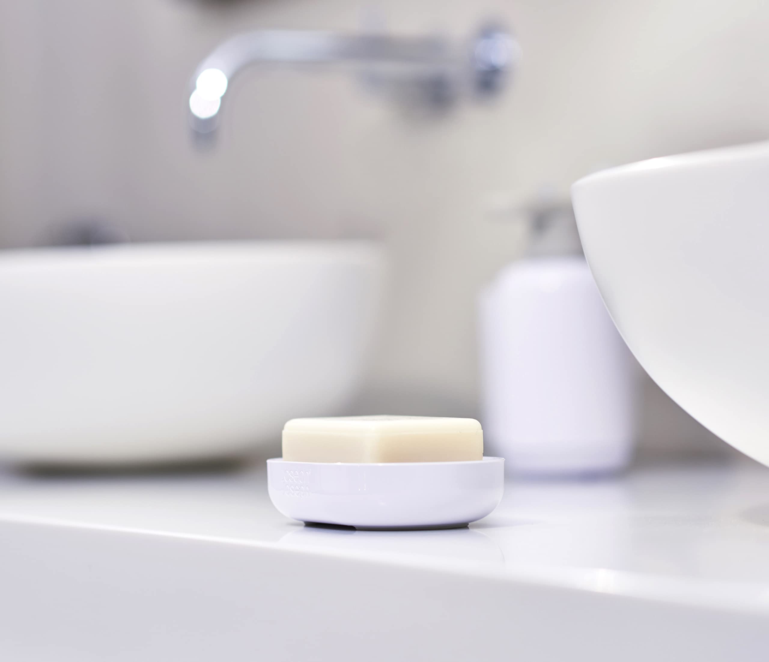 joseph-joseph-duo-portasapone-per-bagno-e-cucina-con-drenaggio-rapido-fondo-rimo image 4