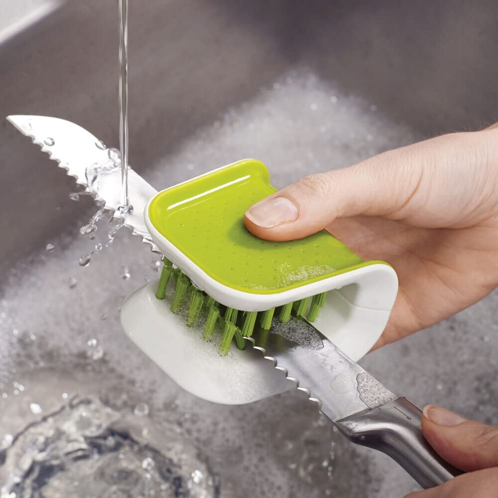 joseph-joseph-bladebrush-pulitore-per-coltelli-bacchette-e-posate-spazzola-con-s image 2